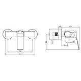 Змішувач для душу Invena Neri BN-01-014 мідь, фото 2
