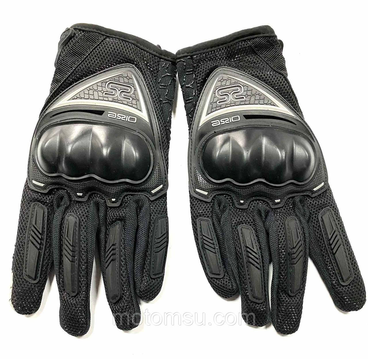 Рукавички з кісточками захисними, чорні і сенсорним пальцем розмір ХL., фото 1