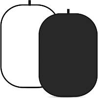 Фон в пружній рамці Visico BP-028 2в1 (чорний/білий) 150x200см