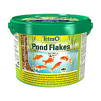 Корм в хлопьях для прудовых рыб Tetra Pond Flakes 10 л