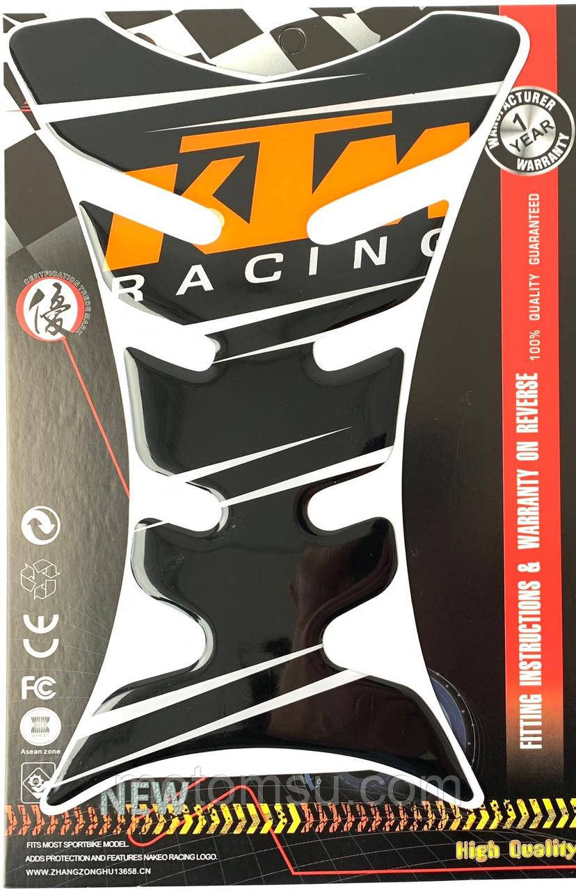 Наклейка бака силіконова KTM., фото 1