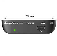 Ресивер Eurosky ES-16 mini цифровой эфирный DVB-T2/C тюнер Youtube IPTV