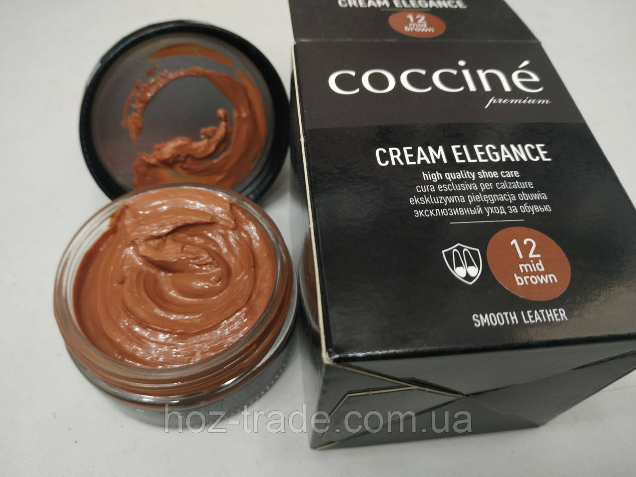 Крем для взуття коричневий Coccine