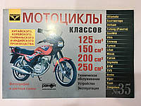 Книга по ремонту: Китайские мотоциклы 125-250 куб (№35).