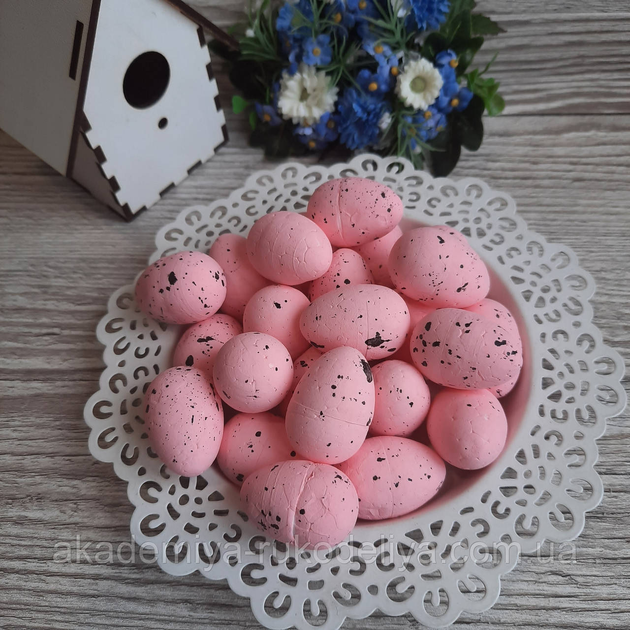 Яйця великодня рожеві 2.5 см, 50 шт.