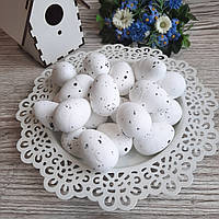 Яйца пасхальные белые, 3.5 см, 18 шт