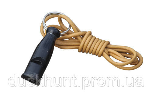 Свисток для мисливських собак із рогу буйвола Buffalo Horn Standart Whistle + шкіряна підвіска у подарунок