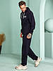 Чоловічий подовжений демісезонний спортивний костюм на блискавці з капюшоном Tailer Високий Зріст, фото 6