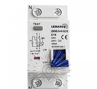 Дифференциальный автомат Lemanso 4.5KA 1п+н 32A 30mA RCBO LBO45