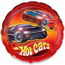 Фольгована кулька коло Тачки Hot Cars 18" Flexmetal