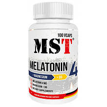 Мелатонін MST Nutrition Melatonin 4 mg + MgB6 100 caps