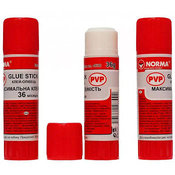 Клей-олівець Norma основа PVP 36г 4630