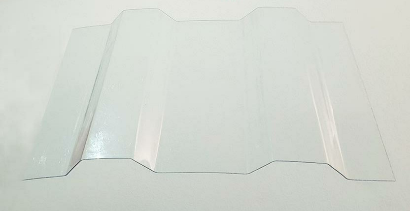 Профільований полікарбонат монолітний T - 18 (під профіль) прозорий 1,05*2м Borrex (Боррекс)