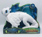 Дракон Денна Фурія делюкс Deluxe Plush LightFury, фото 7
