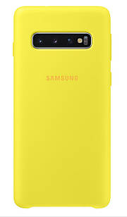 Оригінальний чохол Samsung Silicone Cover Yellow для Galaxy S10 SM-G973