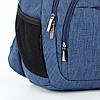 Рюкзак ортопедичний синій шкільний для хлопчика 4-11 клас два відділу Dolly 375, фото 6