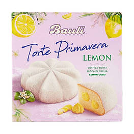 Bauli Torte Primavera Бісквітний торт із лимонною начинкою в цукровій пудрі 375g