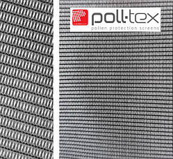 Москітна сітка "Антипиль" полотно Poll-tex 1,0*0,25 мм, 1600 мм рулон, фото 2