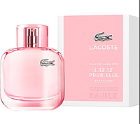 Женская туалетная вода Lacoste Eau De L.12.12 Pour Elle Sparkling (Лакоста Спарклинг) 90 мл