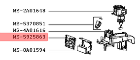 Плата б/у для кавомашини Krups MS-5925863