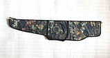 Чохол ружейний 115 см камуфльований щільний з оптикою, фото 2