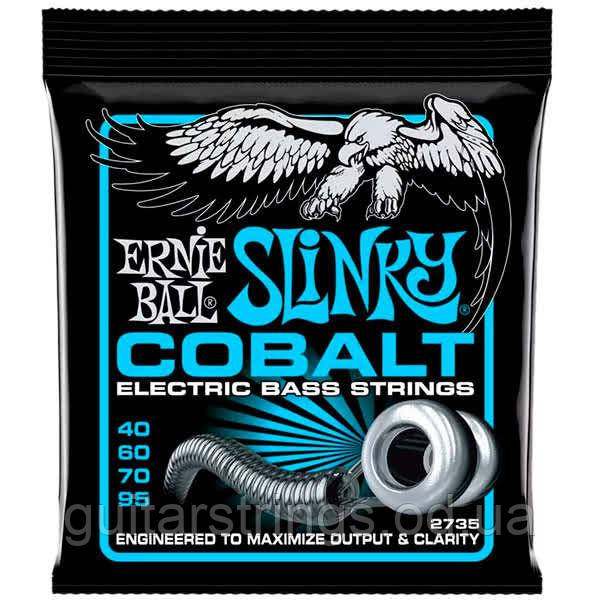 Струни Ernie Ball 2735 Cobalt Extra Slinky Bass 40-95