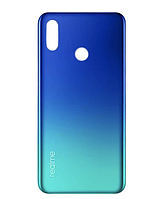 Задня кришка для Realme 3, синя, Radiant Blue, оригінал