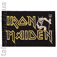 Нашивка с вышивкой IRON MAIDEN 2 с чертиком