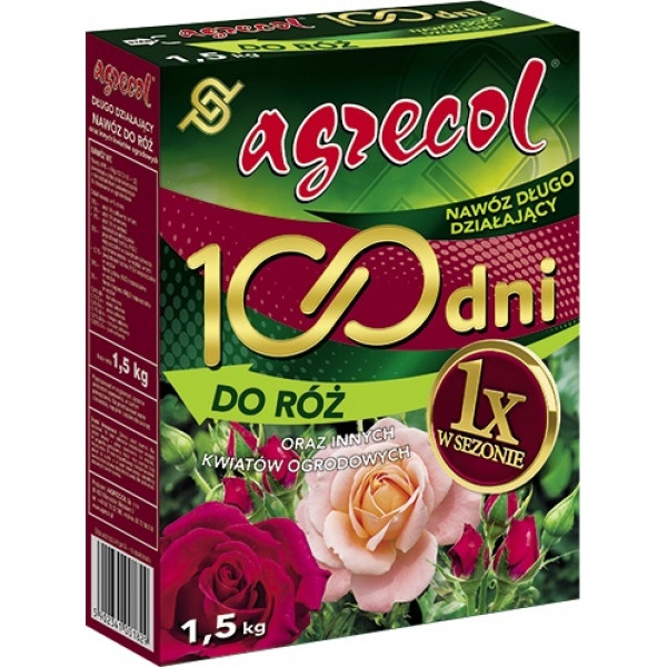 100 днів добриво для троянд NPK(13-12-16) 1,50 kg, Agrecol