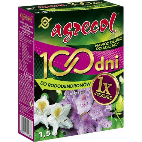 100 днів добриво для рододендронов NPK(17-5-14) 1,50 kg, Agrecol, фото 1