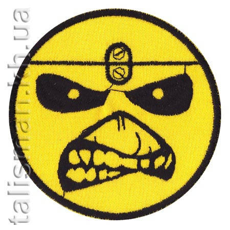 Нашивка IRON MAIDEN 3 smile, фото 1