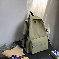 Рюкзак школьный молодежный для подростков HOCODO водоотталкивающий стильный цвета хаки
