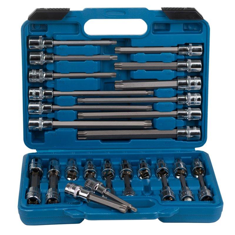 Набір головок 1/2“ з  подовженими бітами для TORX-болтів 32-шт WHB Tools