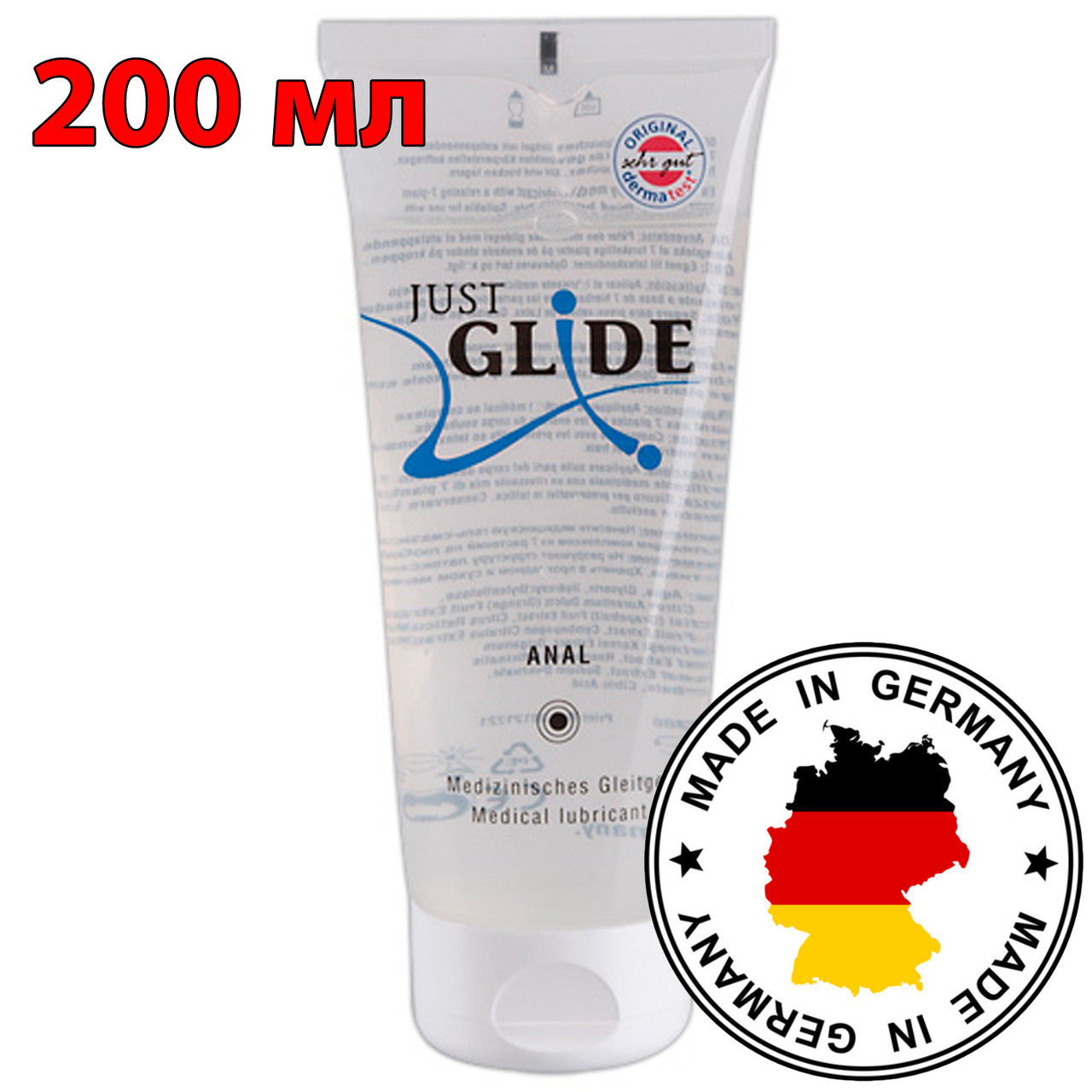 Лубрикант мастило для анального сексу 200 мл just glide anal