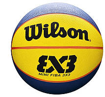 Міне м'яч баскетбольний ігровий Wilson FIBA 3X3 MINI BBAL (Оригінал із гарантією)