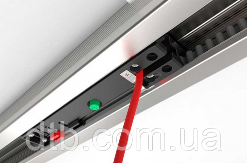 Рейка для приводу цілісна Alutech LGR-4200B з зубчастим ременем для автоматики гаражних воріт висотою до 3,3 м