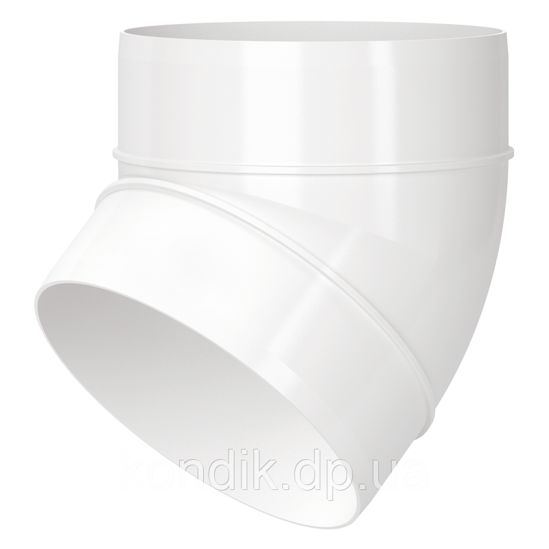 Коліно 45° для круглих каналів 100