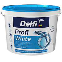 Фарба латексна акрилова Delfi Profi White для стін і стель (1.4)