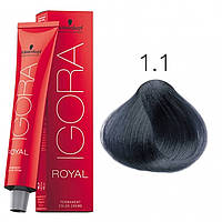 Крем-фарба для волосся Schwarzkopf Igora Royal 1-1 Синяво-Чорний Сандре 60 мл