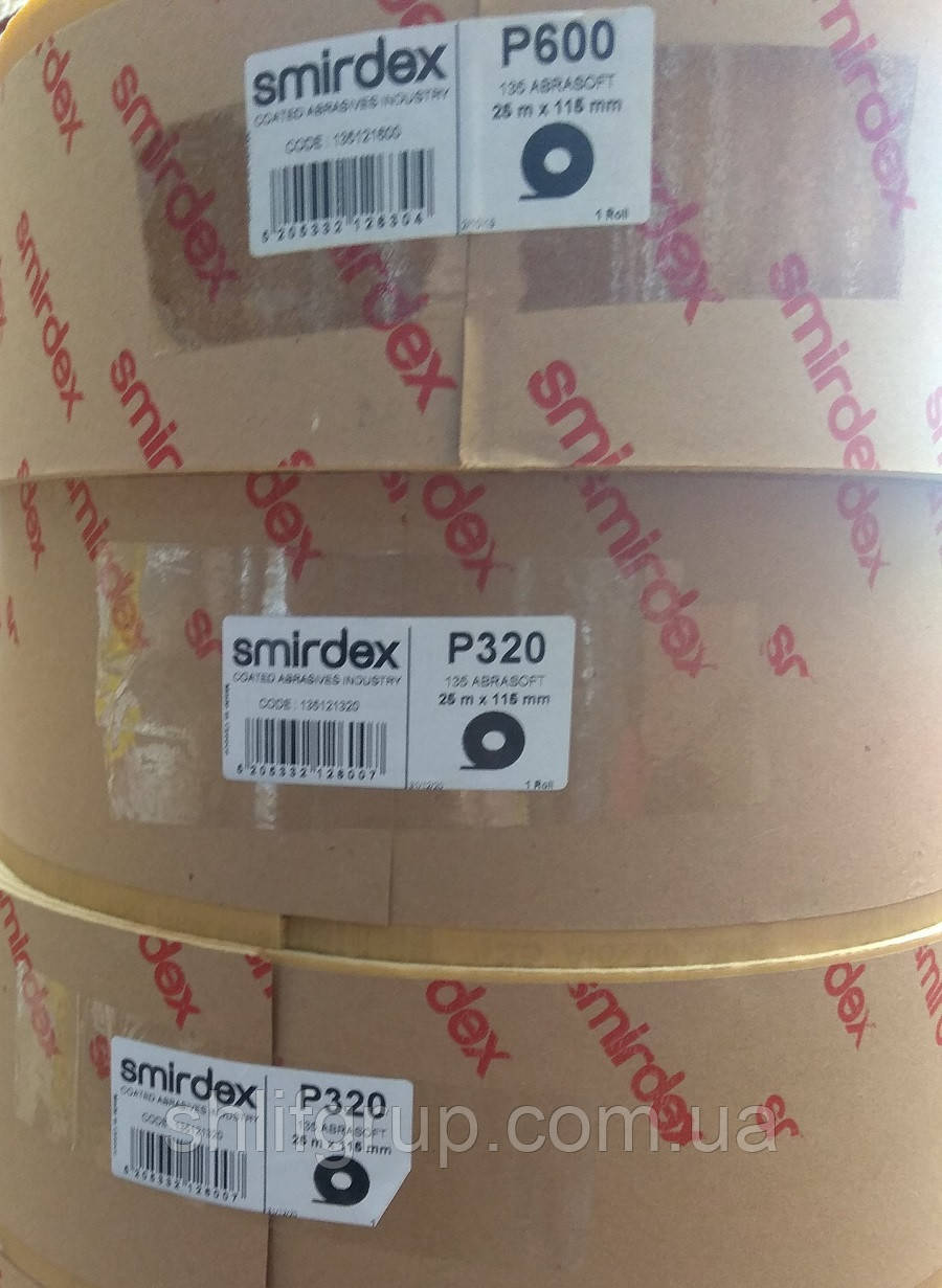 Наждачна стрічка Р600 на поролоні Smirdex