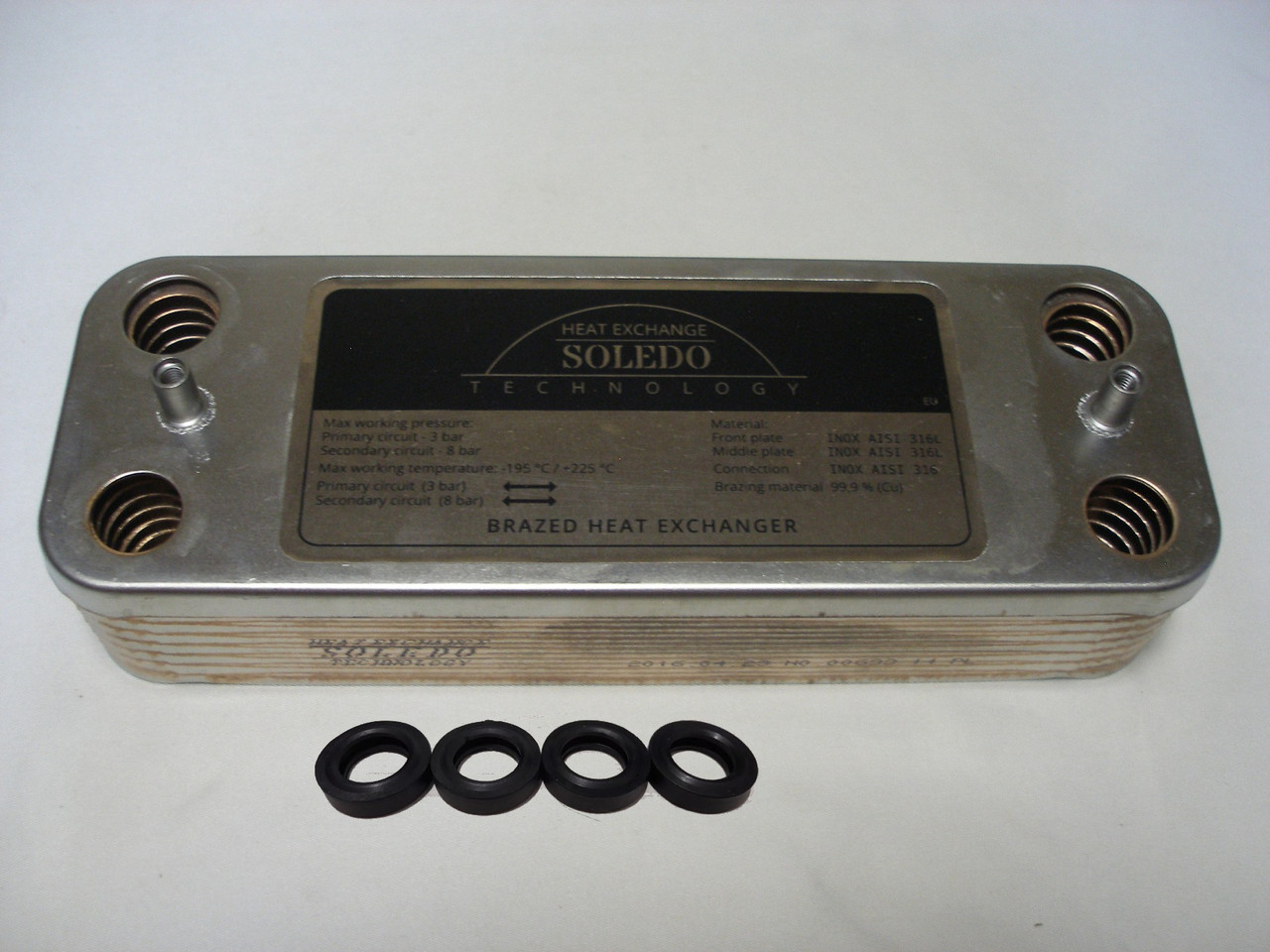 Вторинний пластинчастий теплообмінник ГВП 16 пл Demrad (весь модельний ряд). Art. 3003200025