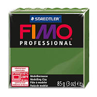 Пластика Fimo Professional 85г зеленая травяная (4007817800232)