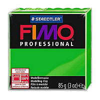 Пластика Fimo Professional 85г ярко-зеленая (4007817800225)