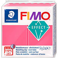 Пластика Fimo Effect 57г красная полупрозрачная (4006608810122)