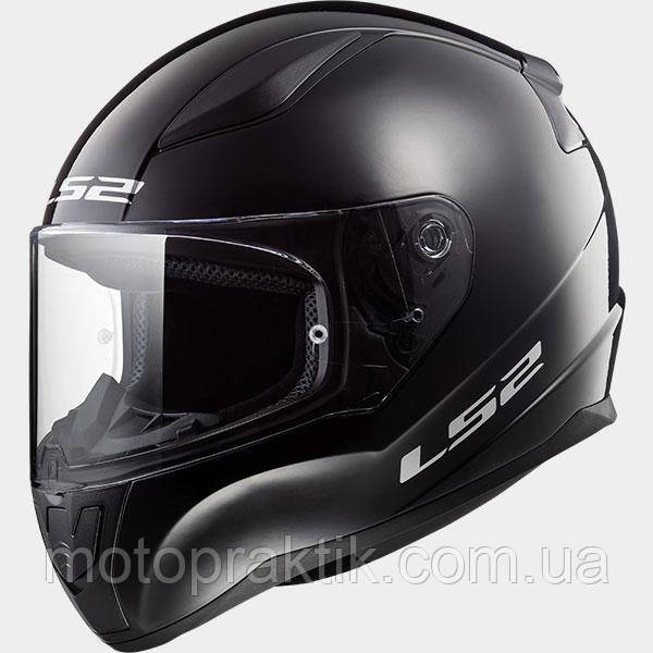 LS2 FF353J RAPID MINI SOLID GLOSS BLACK, S Мотошолом інтеграл дитячий