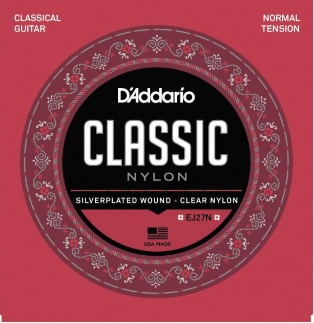 Струни для класичної гітари D'Addario EJ-27N, фото 1