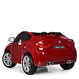 Дитячий електромобіль BMW (2 мотори по 35W, MP3, USB, двомісний) Bambi JJ2168EBLRS-3 Червоний, фото 6