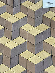 Ромб 60 мм тротуарна плитка
