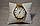 Skmei 9166 золоті з білим циферблатом чоловічий класичний годинник, фото 5