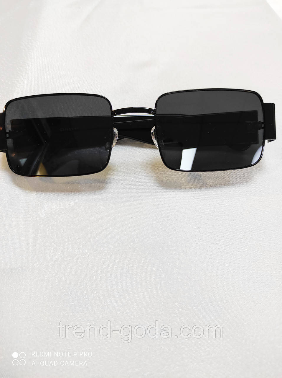 Окуляри чоловічі сонцезахисні чорні Сонцезахисні поляризаційні стильні чоловічі окуляри в чорному матовому плас